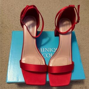 Dominique Vibrant Red Women's Heels